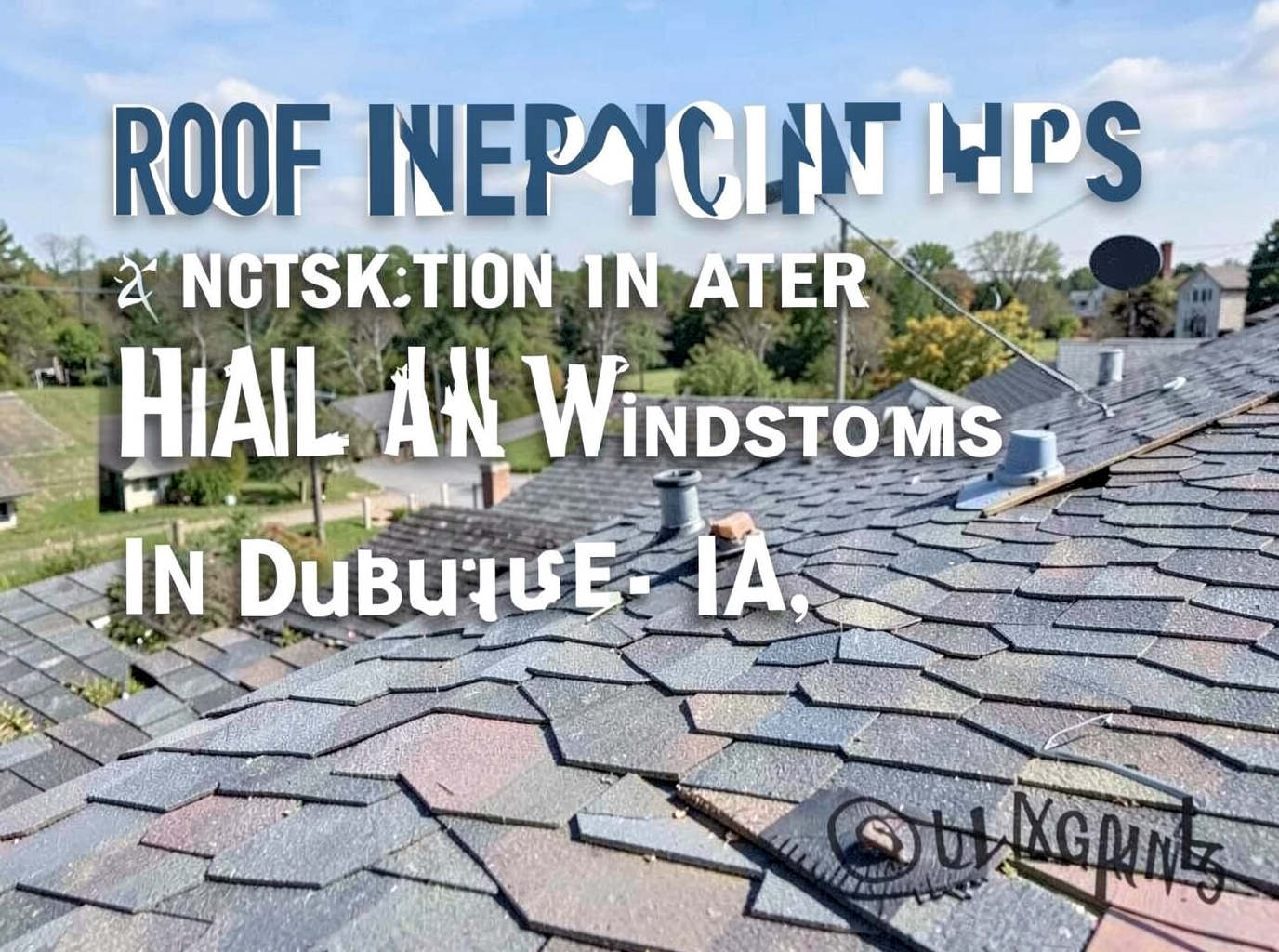 Roof Inspection Tips After Hail and Windstorms in Dubuque, IA