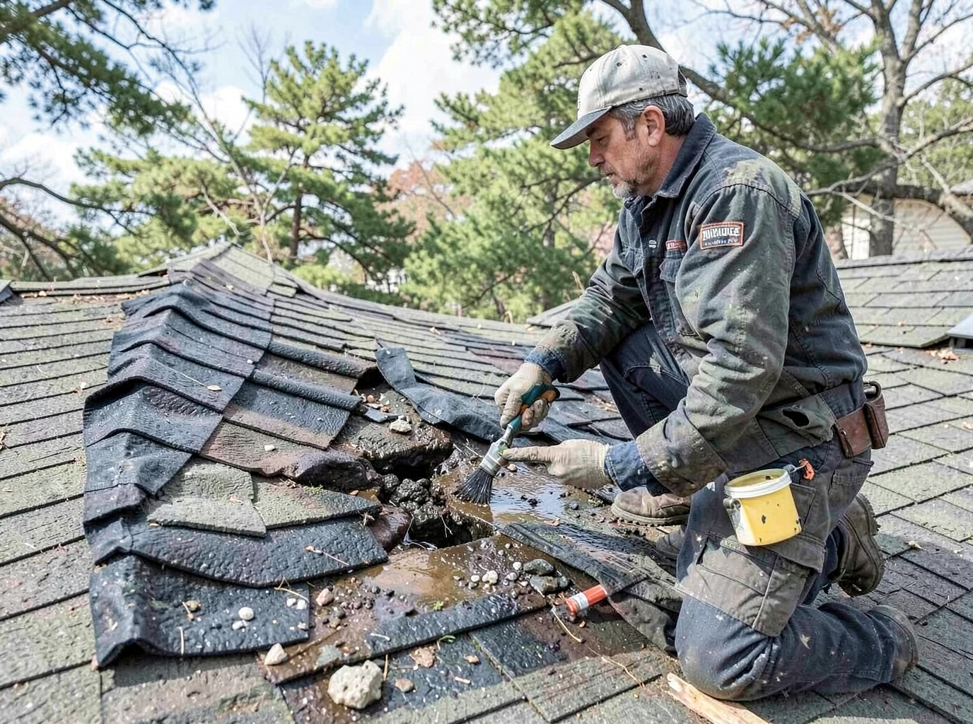 roofing contractor in Broadway Street, IA